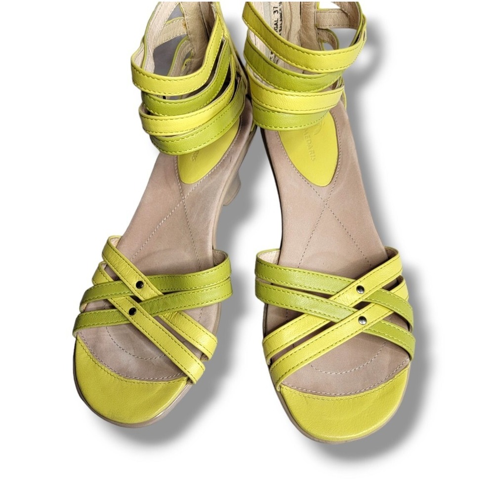Dromedaris Strappy‎ Leather Wedge Sandals Size 37